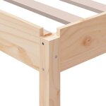 vidaXL Lit empilable 90x200 cm Bois de pin massif