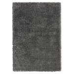 vidaXL Tapis shaggy à poils hauts Anthracite 140x200 cm 50 mm