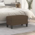 vidaXL Banc Marron 70x35x41 cm Tissu
