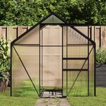 vidaXL Serre avec cadre de base Anthracite Aluminium 4 75 m²