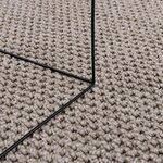 vidaXL Tapis d'intérieur LUGO Taupe 120 x 170 cm Polyester
