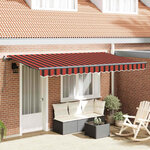 vidaXL Auvent Rétractable Multicolore 350 x 200 cm