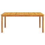 vidaXL Ensemble à manger de jardin 9 Pièces 180x90x75 cm bois d'acacia solide