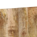 vidaXL Tête de lit 140 cm bois de manguier brut massif