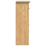 vidaXL Cabinet de salle de bain BODO Marron miel 44 x 30 x 90 cm