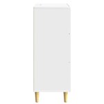 vidaXL Armoire à tiroirs Blanc brillant 33 x 34 5 x 90 cm