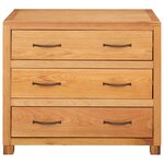 vidaXL Armoire avec tiroir avec stockage Marron Bois d'ingénierie