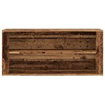 vidaXL Banc à chaussures vieux bois 100x35x45 cm bois d'ingénierie
