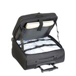 Valise cabine trolley ordinateur portable - 6806- noir