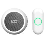 Byron ensemble de sonnette enfichable sans fil blanc