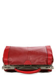 Sac de voyage diligence en cuir - KATANA - Authentic vintage - 42 CM - 83251-Rouge