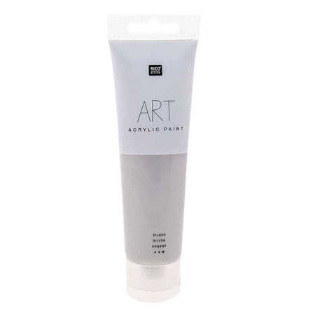 Peinture acrylique - Argent - 100 ml