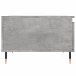 vidaXL Table basse gris béton 55x55x36 5 cm bois d'ingénierie