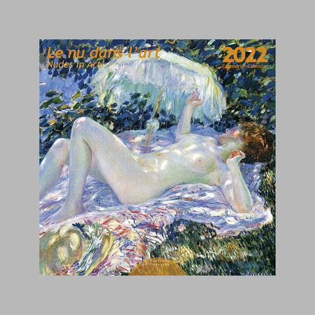 Calendrier 2022 mural 30x30 cm Le nu dans l'Art