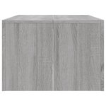 vidaXL Table basse sonoma gris 102x50x36 cm bois d'ingénierie