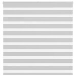 vidaXL Store zèbre gris clair largeur du tissu 135 9 cm polyester