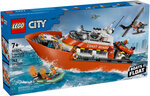 LEGO City 60504 - Bateau de sauvetage et hélicoptère des garde‑côtes  742 pièces dès 7 ans