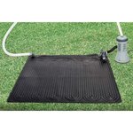 Intex Tapis solaire chauffant PVC 1,2x1,2 m Noir 28685