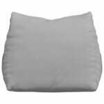 vidaXL Coussin de Dos Gris nuage 60 x 20 x 50 cm tissu