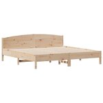 vidaXL Lit bibliothèque sans matelas 180x200 cm bois massif de pin