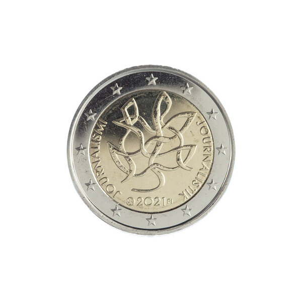 Finlande 2021 - 2 euro commémorative journalisme