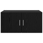 vidaXL Meuble mural Chêne noir 80 x 42.5 x 40 cm Bois d'ingénierie
