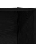 vidaXL Bibliothèque Chêne noir 36x30x143 cm Bois d'ingénierie