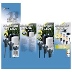 Ubbink Lampe d'étang sous-aquatique MiniBright 3 x 8 LED 1354019