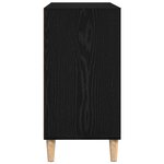 Buffet vidaXL Chêne noir Chêne massif 103.5 x 35 x 70 cm Buffet