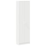 vidaXL Armoire avec étagère Blanc 55 x 25 x 189 cm Bois d'ingénierie