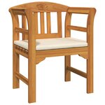 vidaXL Ensemble de salon Rose de jardin 3 Pièces Naturel