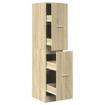 vidaXL Armoire d'apothicaire chêne sonoma bois d'ingénierie
