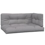 vidaXL Salon palette de jardin avec coussins 5Pièces bois d'acacia massif