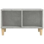 vidaXL Table basse Gris béton 60x50x36 5 cm Bois d'ingénierie