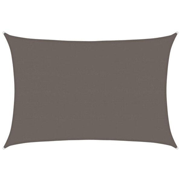 vidaXL Voile d'ombrage 160 g/m² Anthracite 5x7 m PEHD