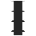 vidaXL Meuble d'appoint Noir 40 x 40 x 100 cm Bois d’ingénierie