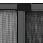 vidaXL Moustiquaire extensible pour fenêtres Anthracite (100-193)x75cm