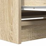 vidaXL Meuble TV chêne sonoma 80x35x54 cm bois d'ingénierie