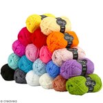 20 pelotes de laine acrylique - Fantasia - 80 m