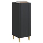 vidaXL Buffet Noir 33 x 34 5 x 90 cm Bois d'ingénierie