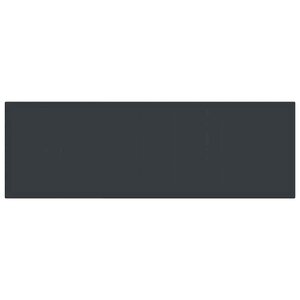 vidaXL Table de Jardin Anthracite 300 x 100 x 73 cm polyrotin