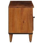vidaXL Meuble TV Noyer 100 x 33 x 46 cm Bois de mangue massif
