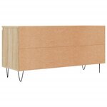 vidaXL Meuble TV chêne sonoma 104x35x50 cm bois d'ingénierie