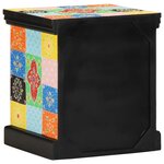 vidaXL Table de chevet multicolore 2 Pièces 40x35x45 cm