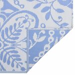 vidaXL Tapis d'extérieur ARAKIL Bleu azuré 190x290 cm PP