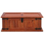 vidaXL Coffre de rangement 60x25x22 cm Bois d'acacia solide