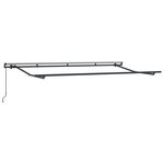 vidaXL Auvent rétractable Bleu 400 x 200 cm tissu