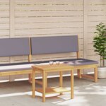 vidaXL Table d'appoint Huile Naturelle 50 x 35 x 45 cm