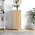 vidaXL Buffet Chêne sonoma 34 5x34x90 cm Bois d'ingénierie