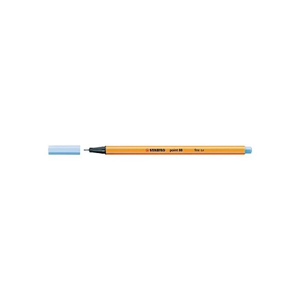 Stylo-Feutre POINT 88 Pointe Fine 0 4 mm bleu de cobalt clair STABILO
